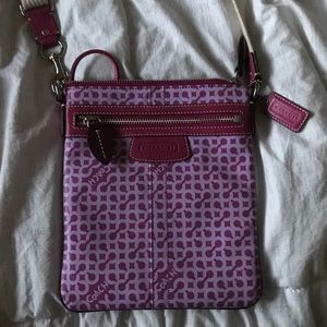 Coach Penelope op cross body bag& matching wallet